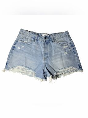 Jelly Jean Light Wash Distressed Denim Women’s Shorts